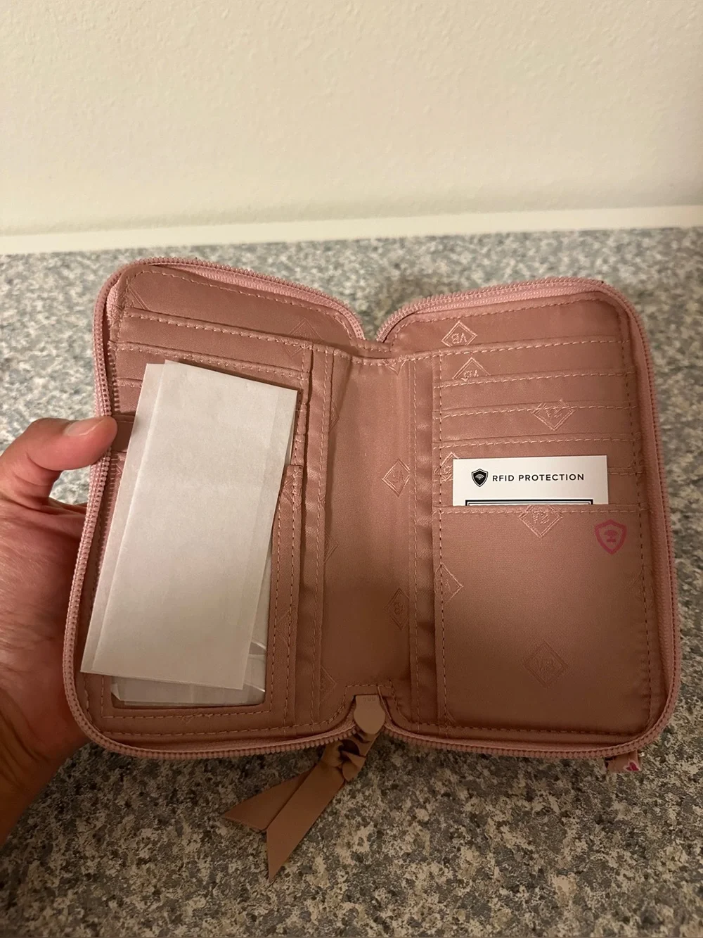 Vera Bradley Iconic All-in-one RFID Crossbody in “Sweethearts and Flowers”